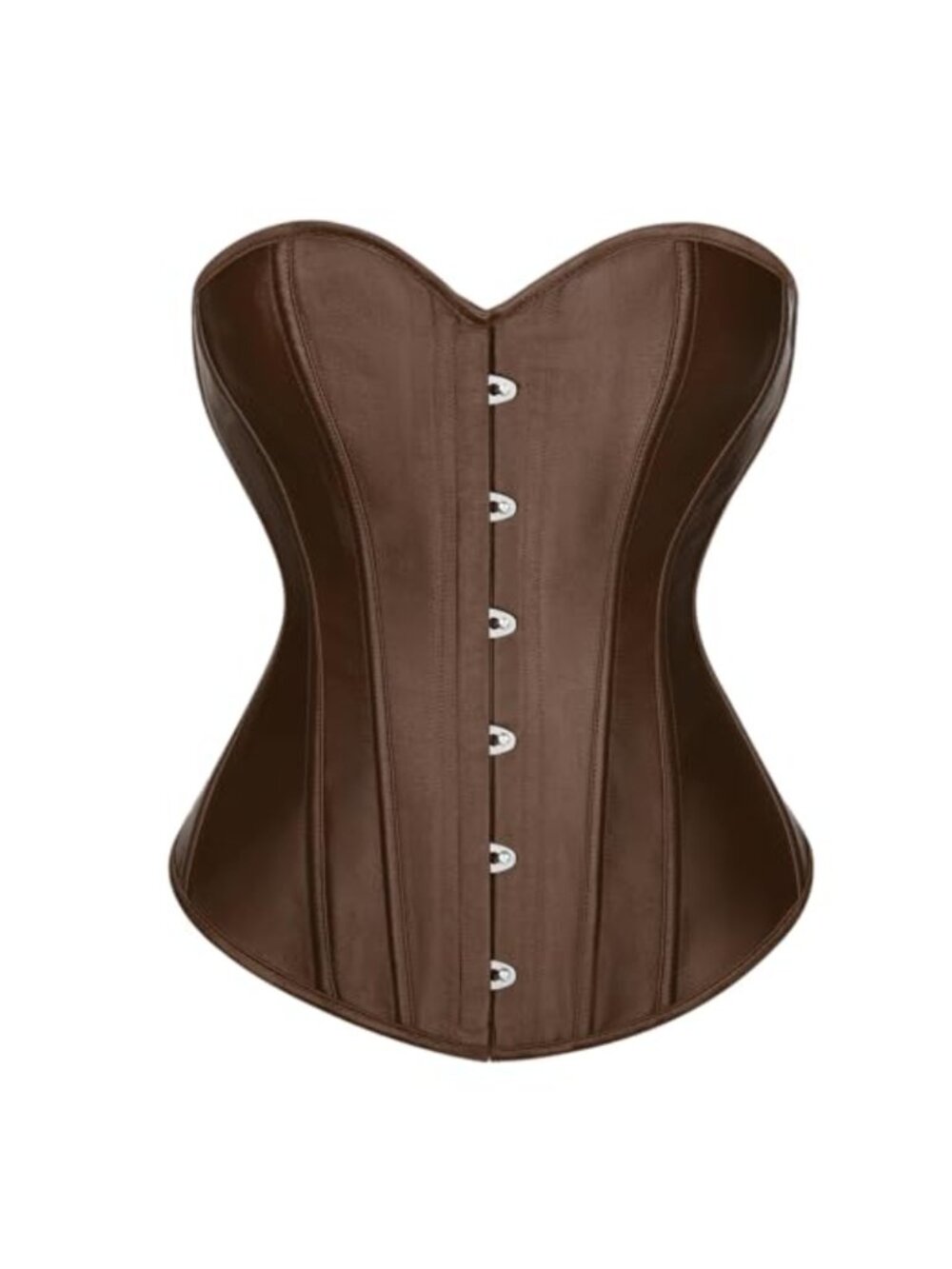 Overbust Corset Waist Cincher Shapewear Lace-up Bustier Top